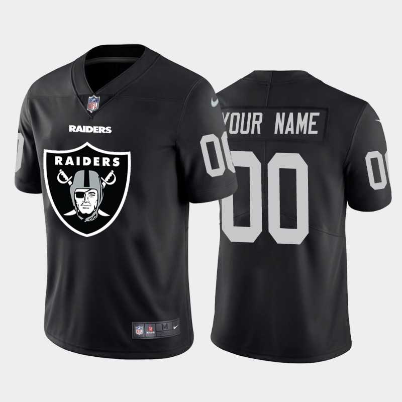 Nike Raiders Customized Black Team Big Logo Vapor Untouchable Limited Jersey,We sell and wholesale Nike Raiders Customized Black Team Big Logo Vapor Untouchable Limited Jersey on line form chian!